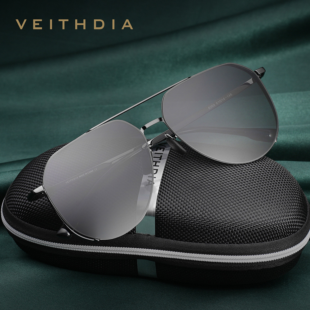 VEITHDIA 클래식 브랜드 남성용 선글라스, 고화질 - Sunglasses Aviator Polarized 리뷰 및 가격