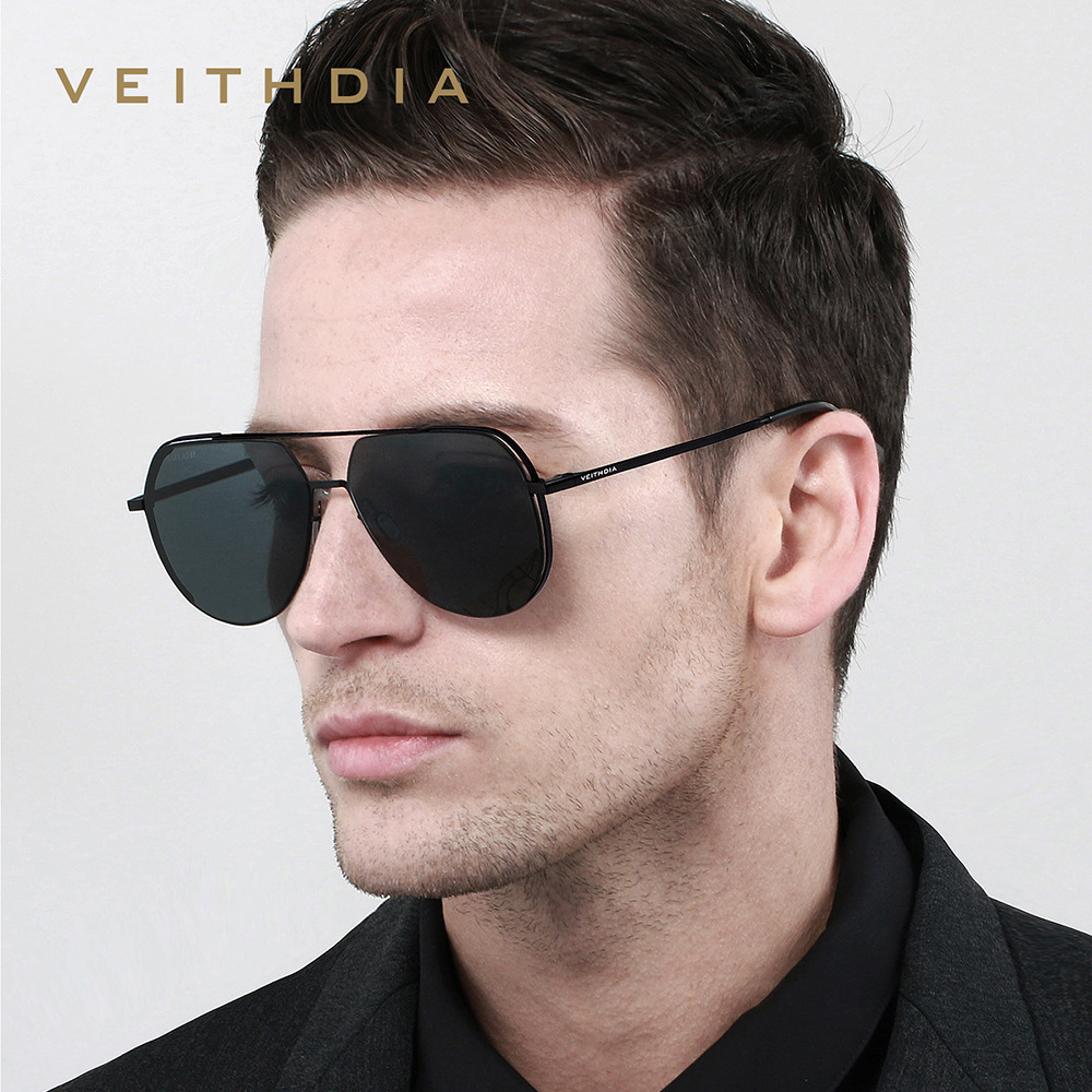 VEITHDIA 클래식 브랜드 남성용 선글라스, 고화질 - Sunglasses Aviator Polarized 리뷰 및 가격