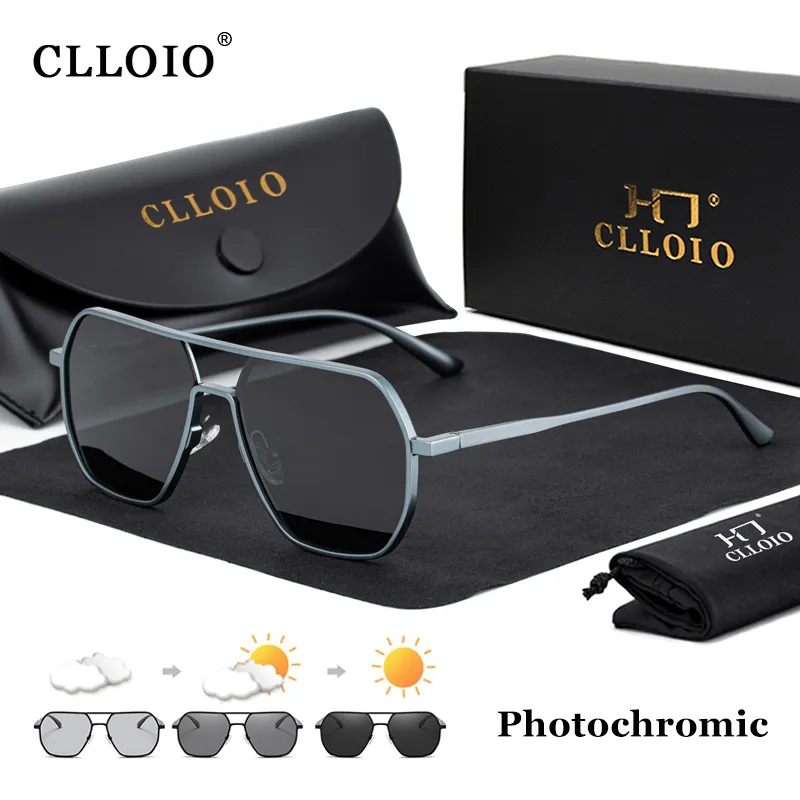 CLLOIO 남성 및 여성용 알루미늄 광변색 편광 선글 - Sunglasses Aviator Polarized 리뷰 및 가격