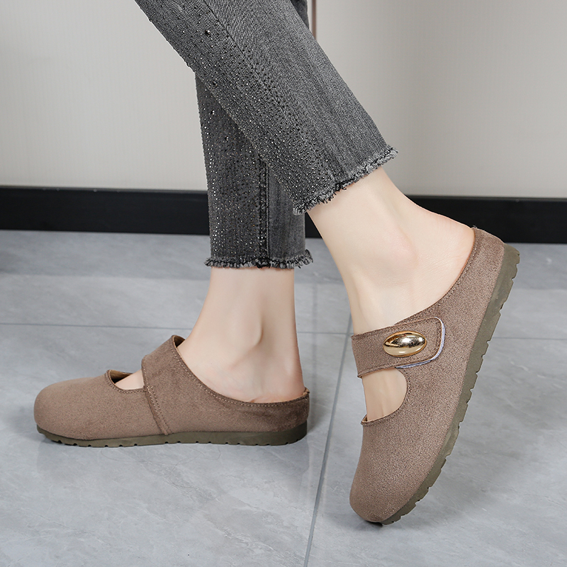무료 배송 여성용 스웨이드 메리 제인 뮬, 캐주얼 백리 - Espadrille Slip On 리뷰 및 가격